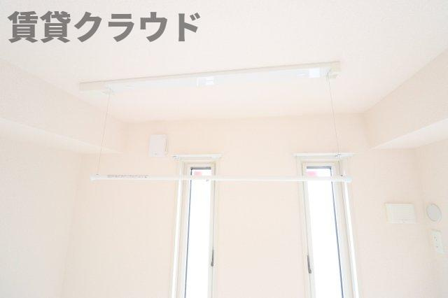 ミラベルヒルズのその他|急な雨でも安心♪室内物干し付きです♪