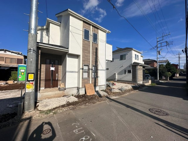 川越市笠幡4期　新築戸建の外観|建築中