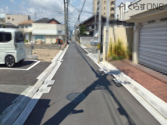 【前面道路含む現地写真】 | 姫路市飾磨区玉地／売土地