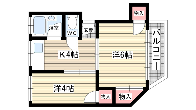 【間取り】 | 浜田マンション