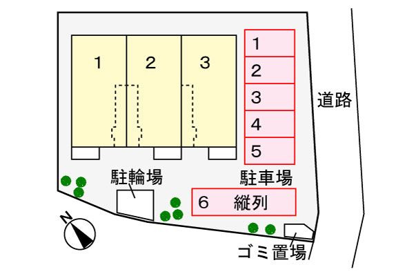 【駐車場】シャロームＫＡＭＥＣＨＩ 