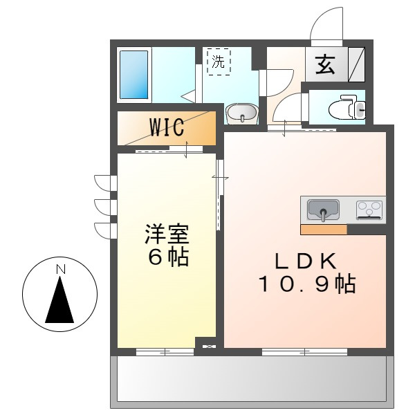 レガーロⅡの間取り