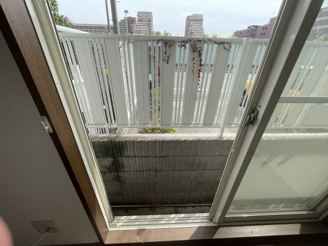 ハピネス甲子園のバルコニー