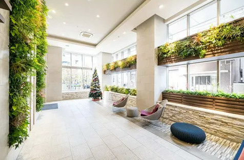 クレヴィアタワー目黒不動前のロビー|クレヴィアタワー目黒不動前