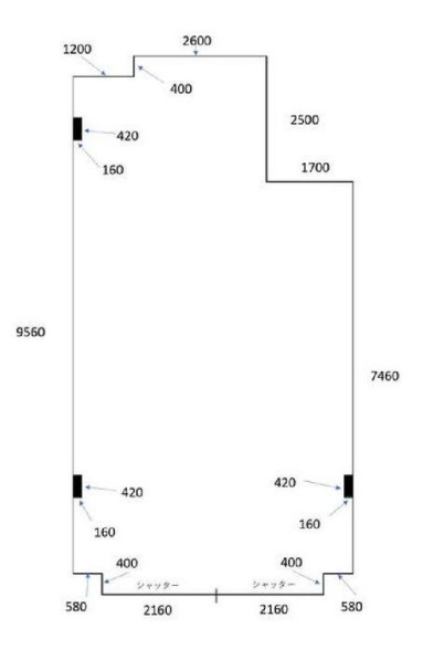 大津市今堅田２丁目の店舗事務所の間取り