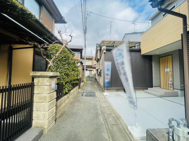 嵯峨野宮ノ元町の前面道路含む現地写真