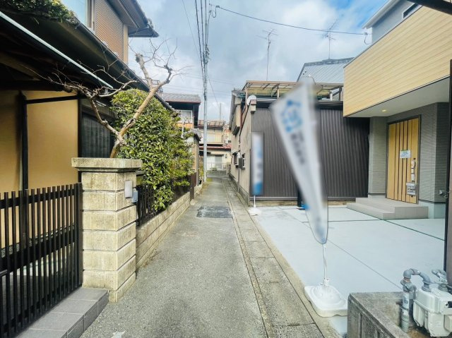 嵯峨野宮ノ元町の前面道路含む現地写真