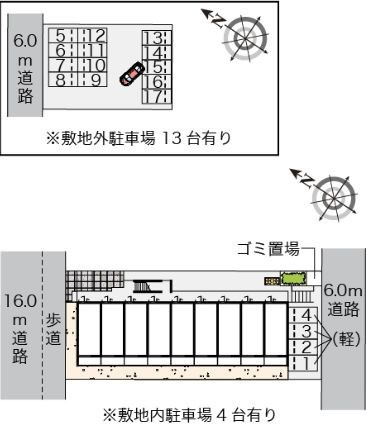 【区画図】クレイノ南十字星