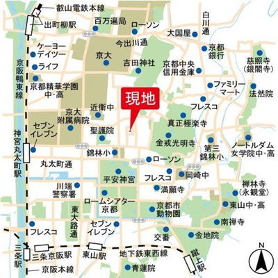 【地図】 | 岡崎西福ノ川町　新築戸建1号地【2023年9月下旬完成予定】