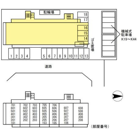 【区画図】グレイスコート・アイエス