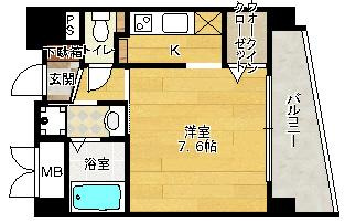 【間取り】 | ウィスタリア京橋