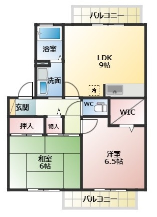【間取り】 | エトワールコート　A棟