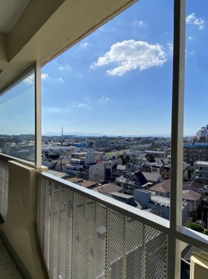 【展望】 | 桜上水ビューティマンション | 玄関出てもこの眺望