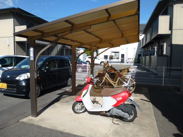 倉敷市安江のアパートのその他共用部分|自転車置き場