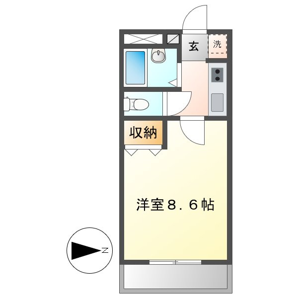 エステート山下の間取り