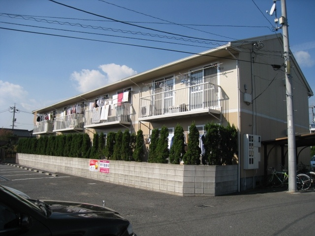 倉敷市福島のアパートの外観