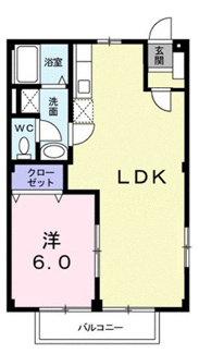 【間取り】 | パークシティ坂入 | 間取図