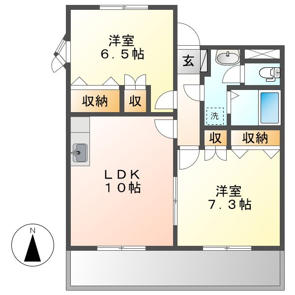 コンフォートの間取り