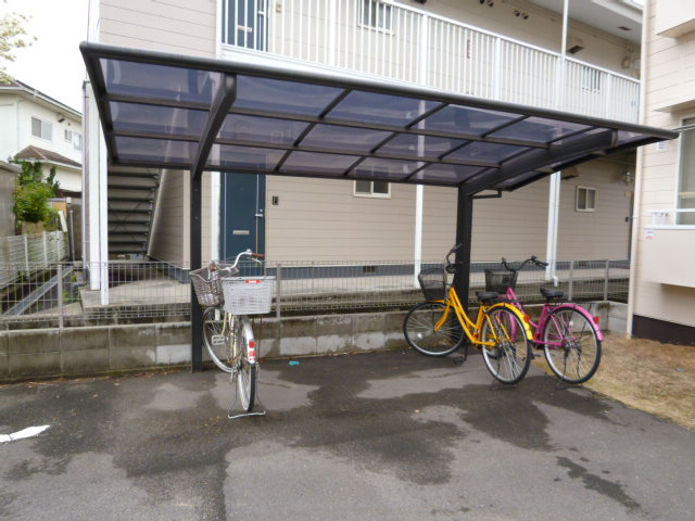 倉敷市浜町１丁目のアパートのその他共用部分|自転車置き場