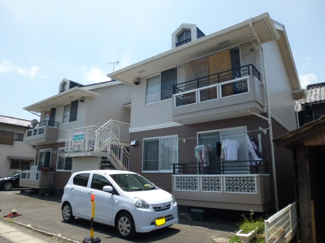 都窪郡早島町前潟のアパートの外観