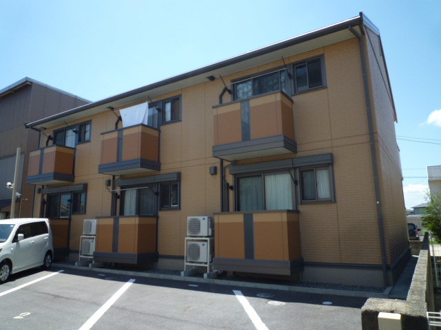 倉敷市川入のアパートの外観