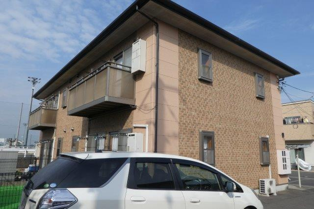 倉敷市茶屋町のアパートの外観