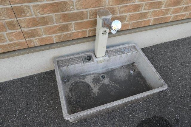 倉敷市茶屋町のアパートのその他共用部分|ペット用足洗い場