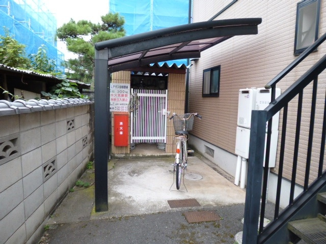 倉敷市日吉町のアパートのその他共用部分|自転車置き場
