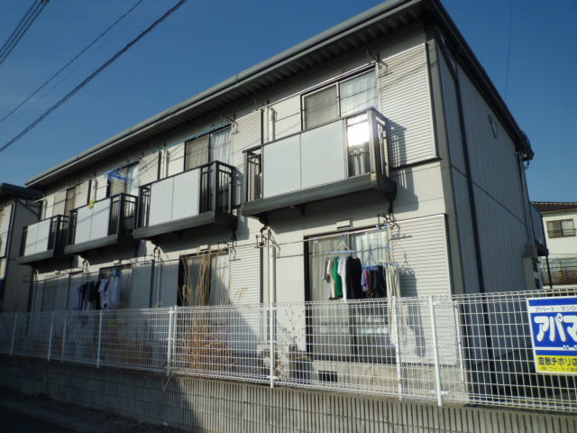 倉敷市宮前のアパートの外観
