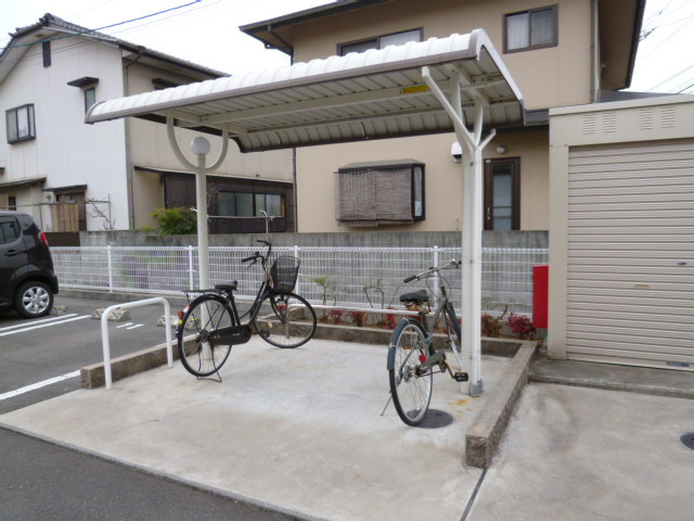 倉敷市福井のアパートのその他共用部分|自転車置き場