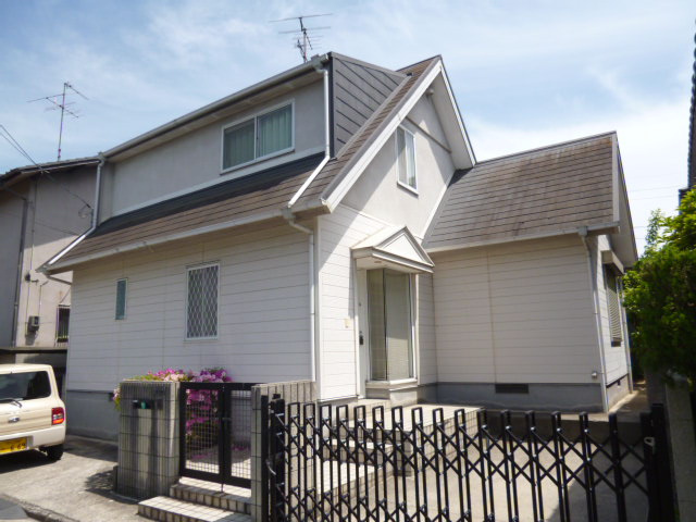 倉敷市庄新町の一戸建ての外観