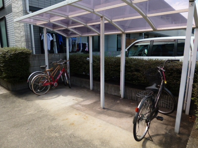 倉敷市茶屋町のアパートのその他共用部分|自転車置き場