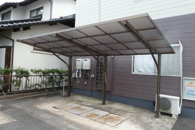 岡山市南区箕島のアパートのその他共用部分|自転車置き場
