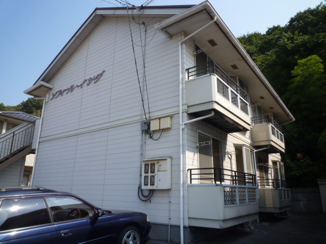 倉敷市笹沖のアパートの外観