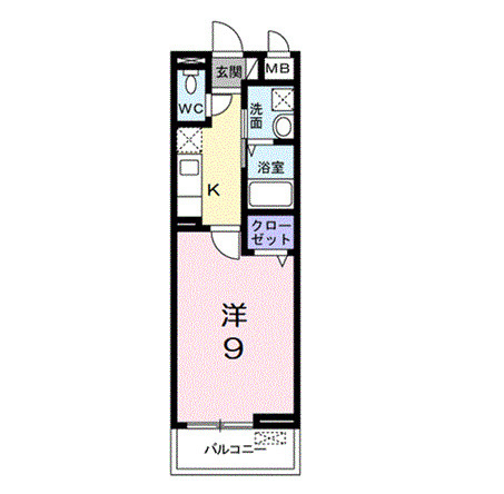 アミティハイツⅠの間取り