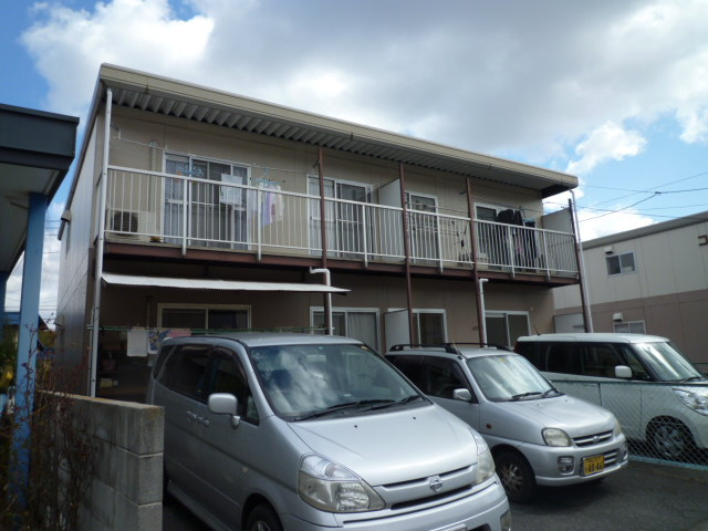 倉敷市福島のアパートの外観