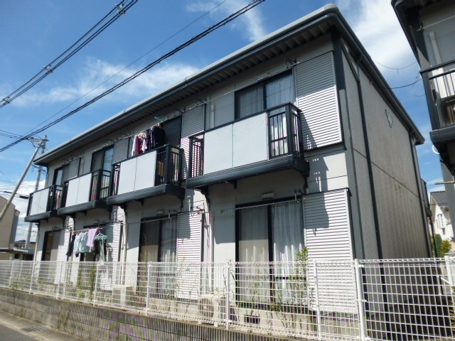 倉敷市宮前のアパートの外観
