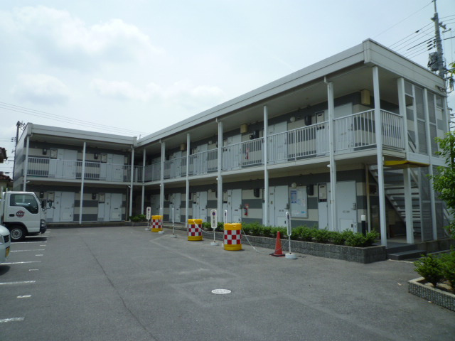 倉敷市酒津のアパートの外観
