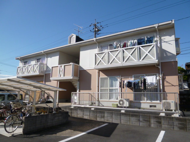 倉敷市福島のアパートの外観