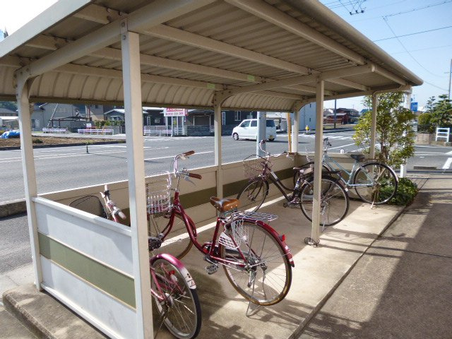 総社市駅南２丁目のアパートのその他共用部分|駐輪場