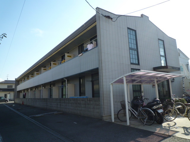 倉敷市青江のアパートの外観