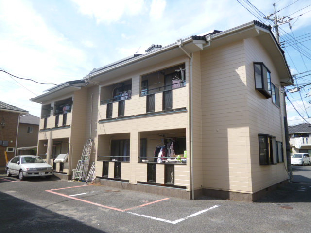 倉敷市四十瀬のアパートの外観
