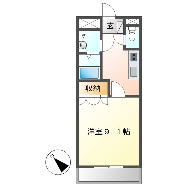 コンフィードの間取り