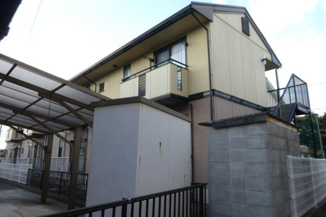 倉敷市福島のアパートの外観