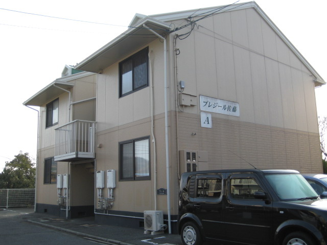 都窪郡早島町若宮のアパートの外観