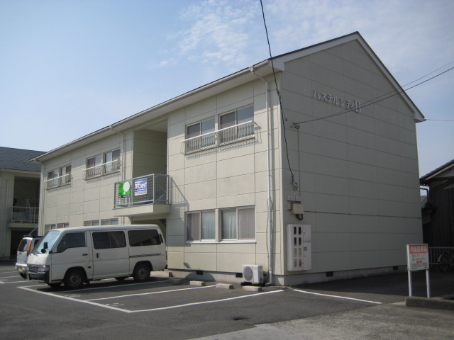 倉敷市茶屋町早沖のアパートの外観