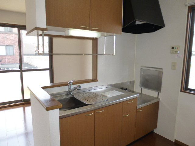 a la mode Cのキッチン|ガスコンロ設置可