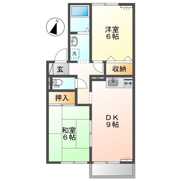 セジュールＴ＆Ｋの間取り