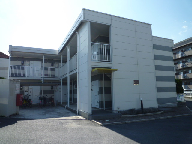 倉敷市大島のアパートの外観
