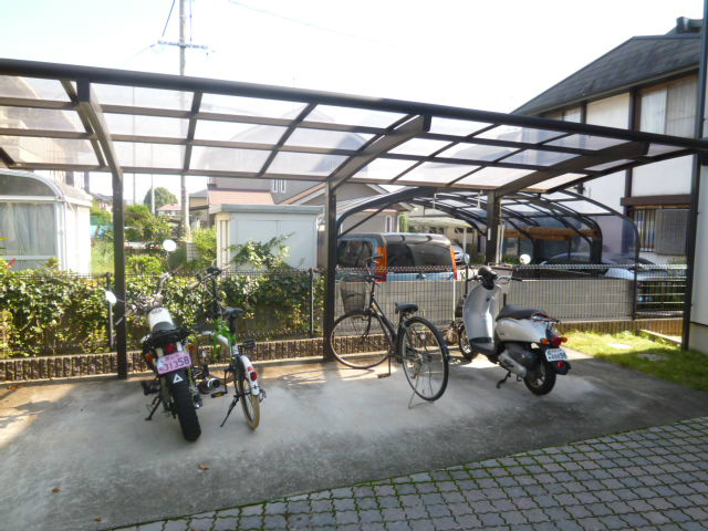 倉敷市酒津のアパートのその他共用部分|自転車置き場